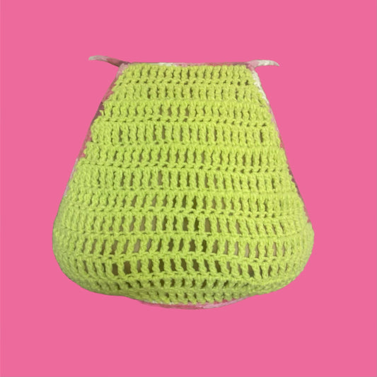 slushie backless halter top